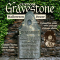 Made to Order Custom Portrait Gravestone Prop