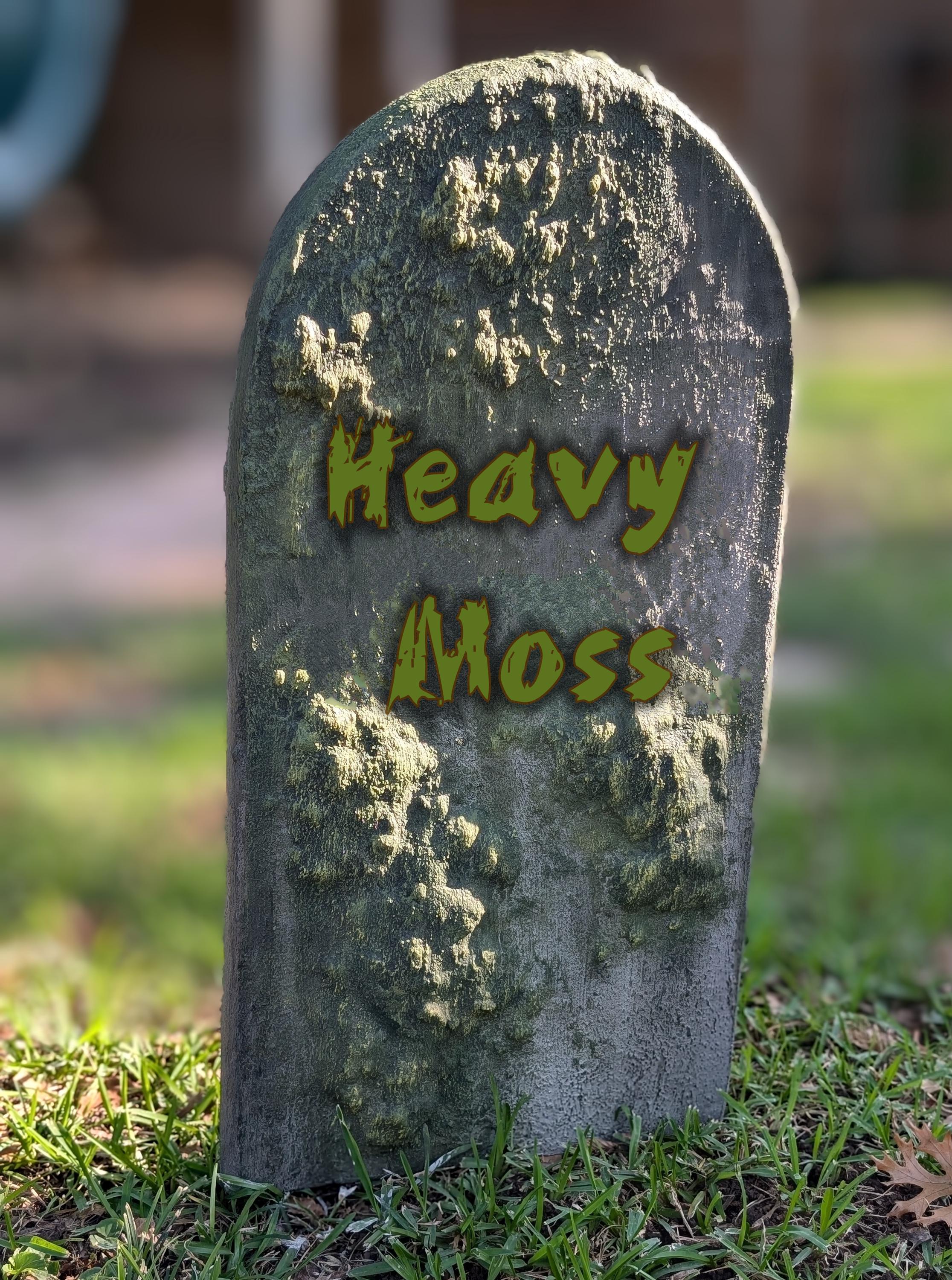 Made to Order Custom Name and Epitaph Gravestone with Moss Effect & Weathering - product photo 8