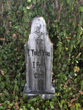 Slim Premade "I Told You I Felt Sick" Carved Gravestone - product photo 1