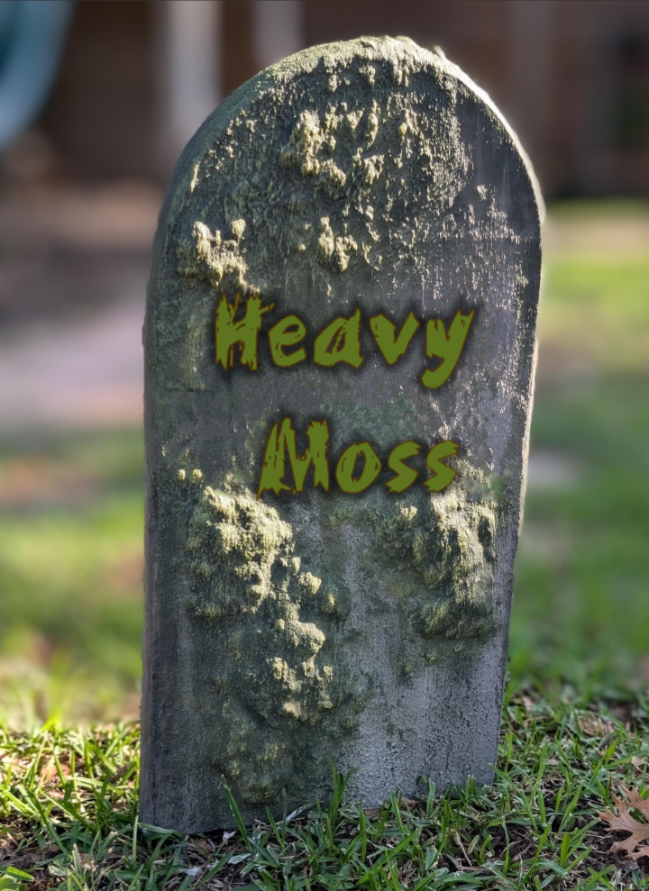 Carved Memento Mori Gravestone: Highgate Green Finish